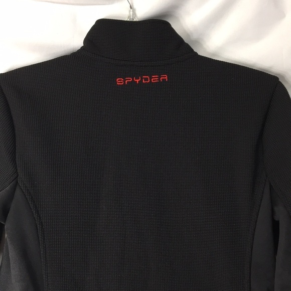 Spyder Boyd’s Black and Red Full-Zip Jacket Size M (10/12) GREAT Condition - Picture 6 of 10